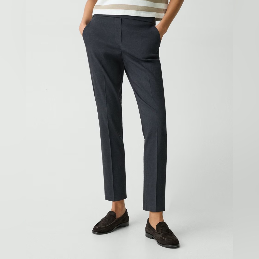 Lafayette 148 Gray Tailored Pants